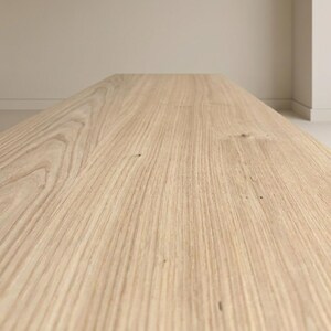 120cm Wide Chunky Solid Wood Dining Table, Thick Wooden Table UK, Large Dining Table, Handmade Furniture, Statement Table bild 4
