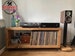 Record Player Stand - Reclaimed - TV Unit Industrial LP Storage Turntable - Record Player Table - Vinyl Record Storage 