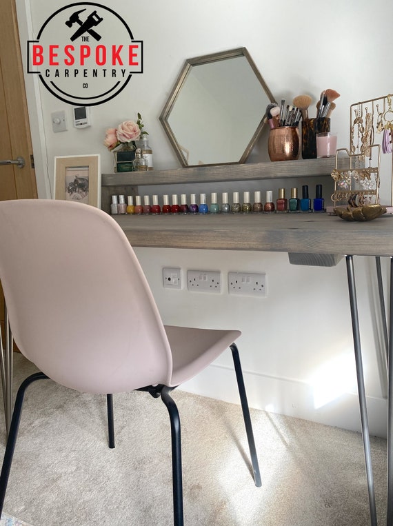 Industrial vanity desk online