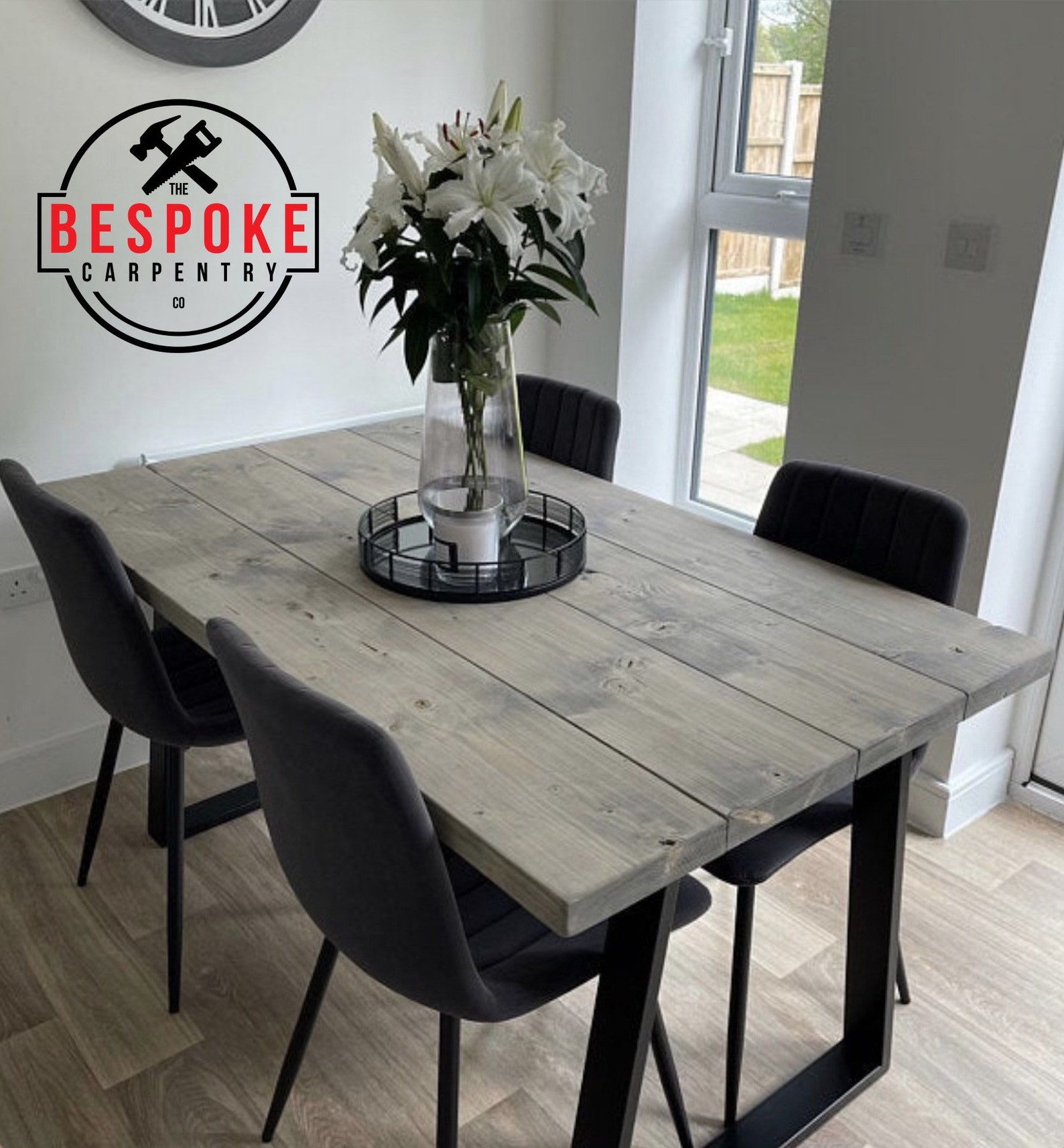 John Lewis Calia Style Dining Table 2 Thick Reclaimed Wood | Etsy UK