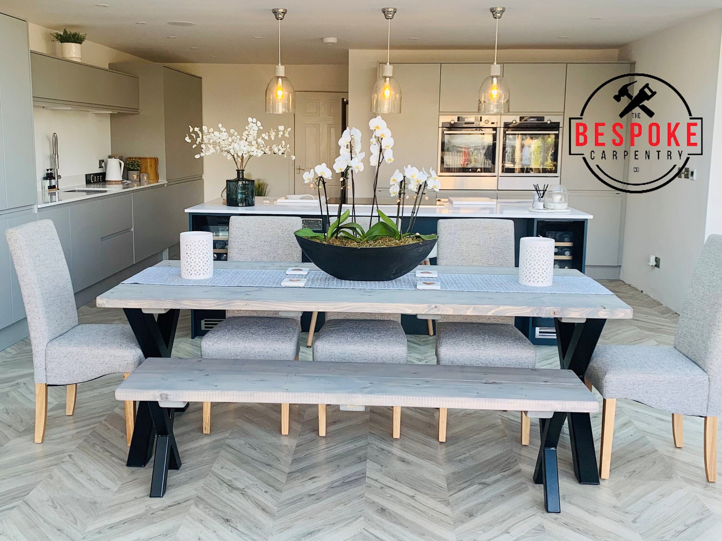 Reclaimed Dining Table Indoor & Outdoor Table Black Steel | Etsy