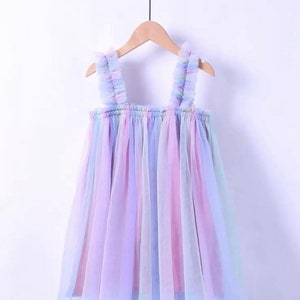 Flavia Rainbow Dress Party Girls