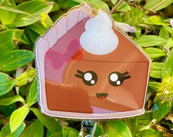 Pumpkin Pie Badge Reel, Cute Badge Reel, Thanksgiving Badge Reel, Pie Badge Design, Nurse Gift, RN Badge Holder, ID Holder, Nurse Accessory
