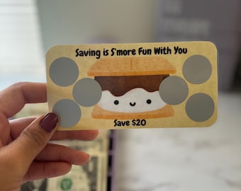 Saving is S’more Fun A6 Scratch Off Savings Challenge