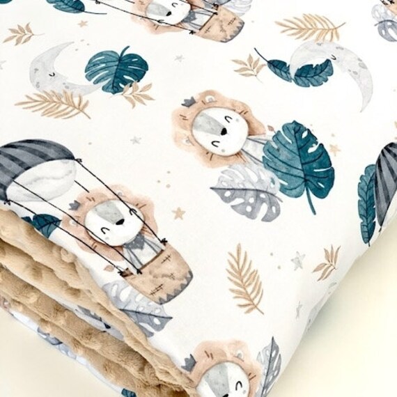 Couverture Bébé Lion Dans La Lune