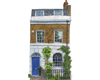 Camden Townhouse, North London (2023) ~ LIMITED EDITION ~ Signed & Numbered ~ Giclée Art Print