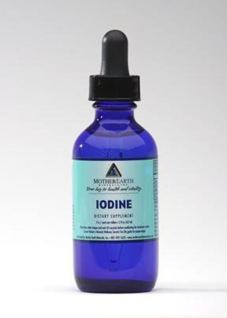 Iodine 2 Oz Mother Earth Minerals Etsy