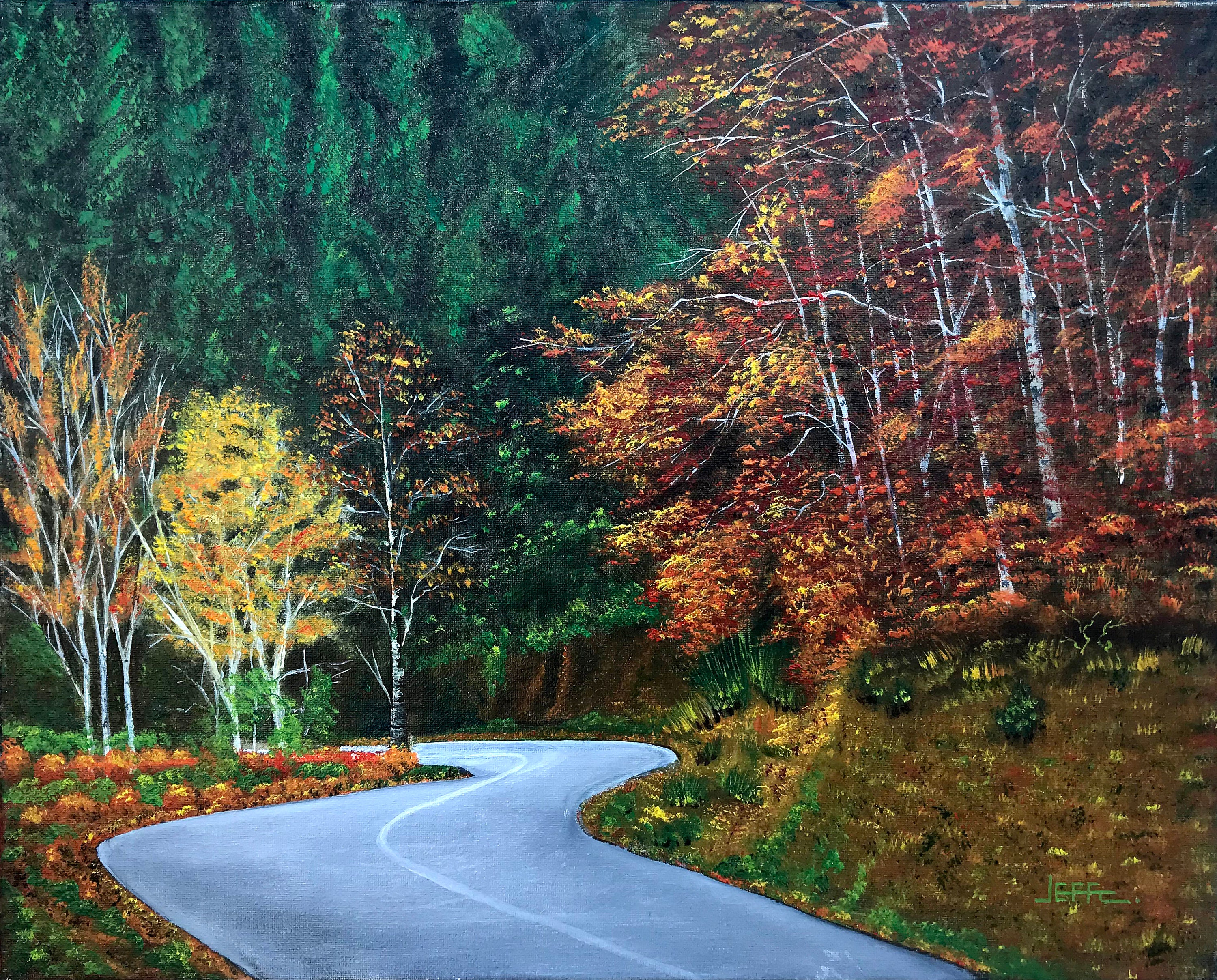 Fall Country Road