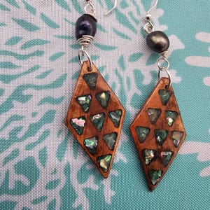 Hawaiian tribal earrings