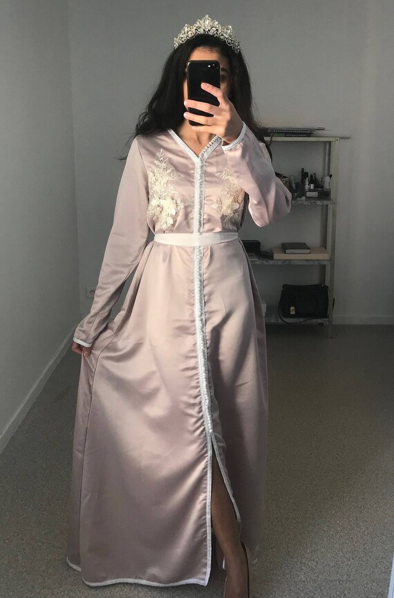 satin caftan