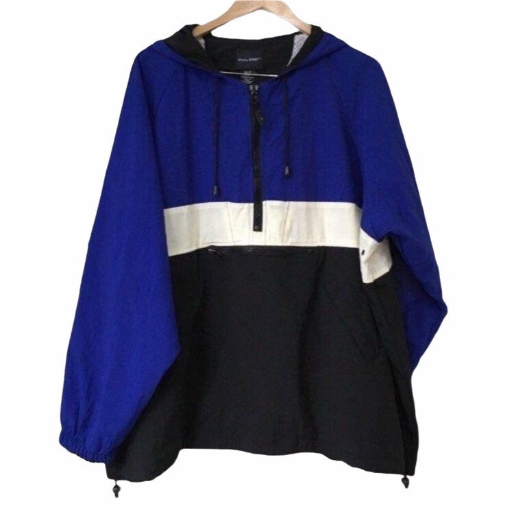 plus size 90s windbreaker