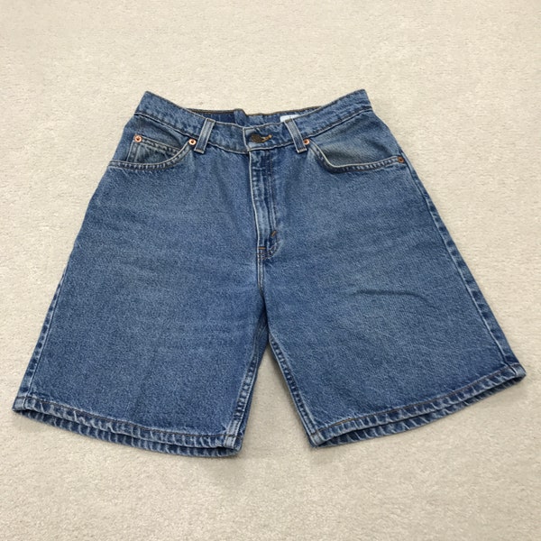 Vintage Levi's 950 Jean Shorts Womens 7 (26 In. Waist) Orange Tab Relaxed 90s