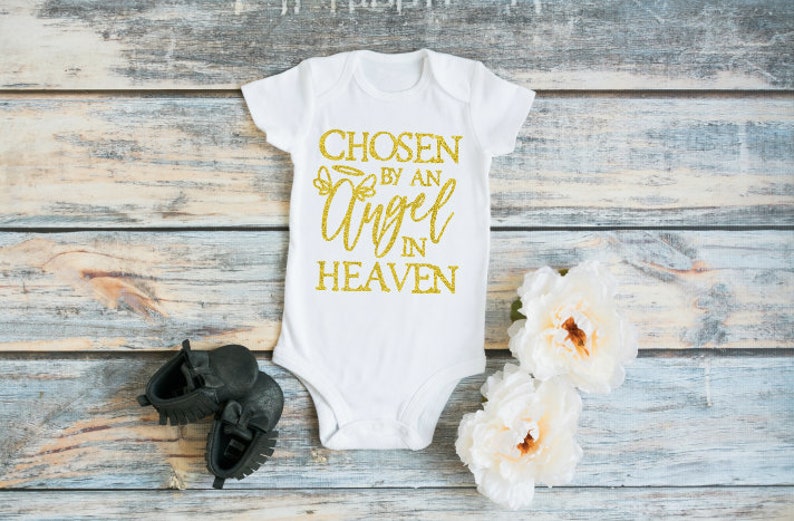 Chosen by an Angel in Heaven Onesie\u00ae Angel Baby Onesie\u00ae