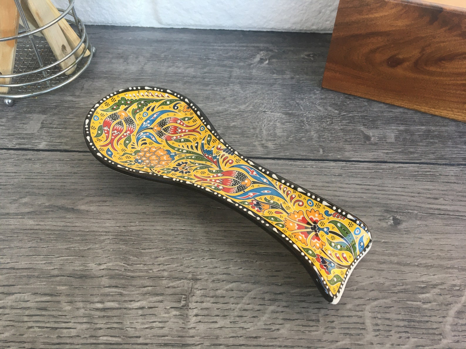Cerámica turkish spoon rest azulejos turcos tradicionales | Etsy