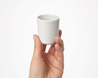Porcelain Turkish Coffee Cup | Replacement Cup for Coffee Set | Minimalist Coffee Cup | Toothpick Holder