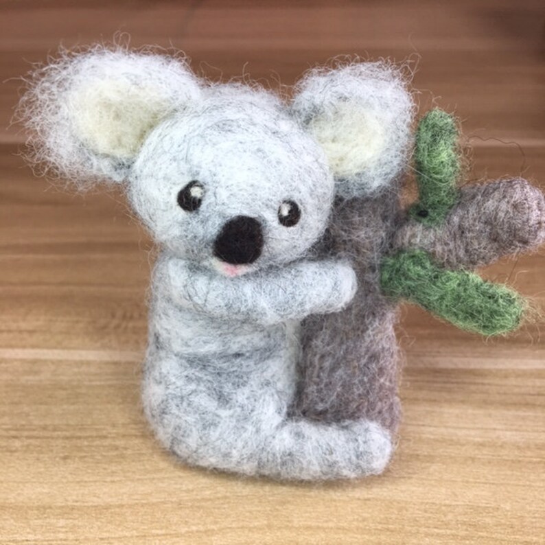 Needle Felting Tutorial Koala PDF Instant Download Etsy