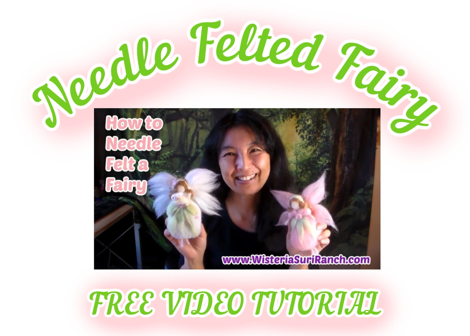 Felted Fairy Tutorial, Needle Felting Step-by-step Fairy Tutorial, PDF ...