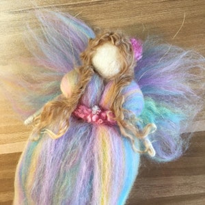 Needle Felting Tutorial Angel Fairy, PDF Instant Download, Digital Pattern image 7