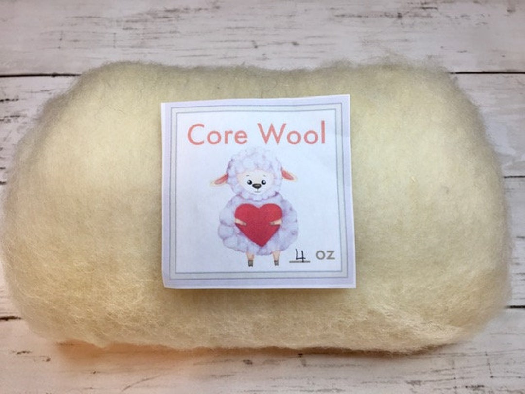 Core Wool for Needle Felting 4 Ounces Etsy