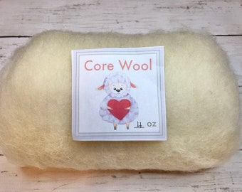 Core Wool for Needle Felting 4 ounces