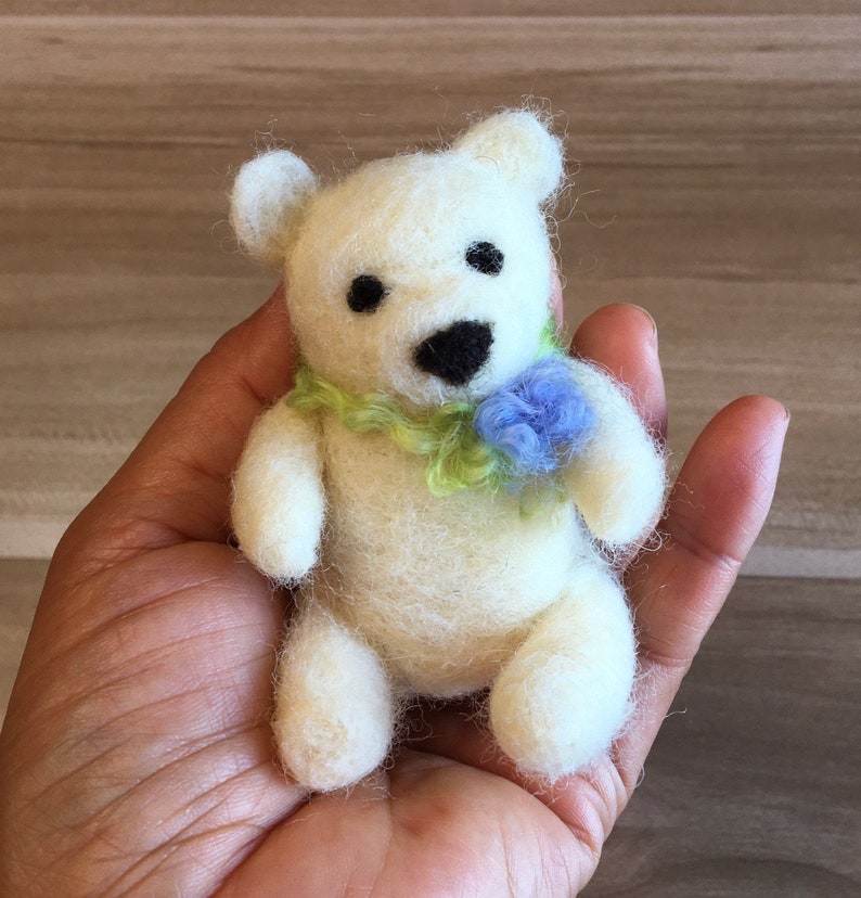 Needle Felting Tutorial Beginner Bear PDF Instant Download Etsy Canada
