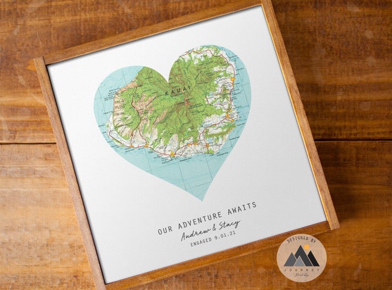 Buy Custom Where We Met Map Art Couples Engagement/wedding Gifts Personalized Bride to Groom Gift Anniversary Gifts for Husband/wife Online in India - Etsy