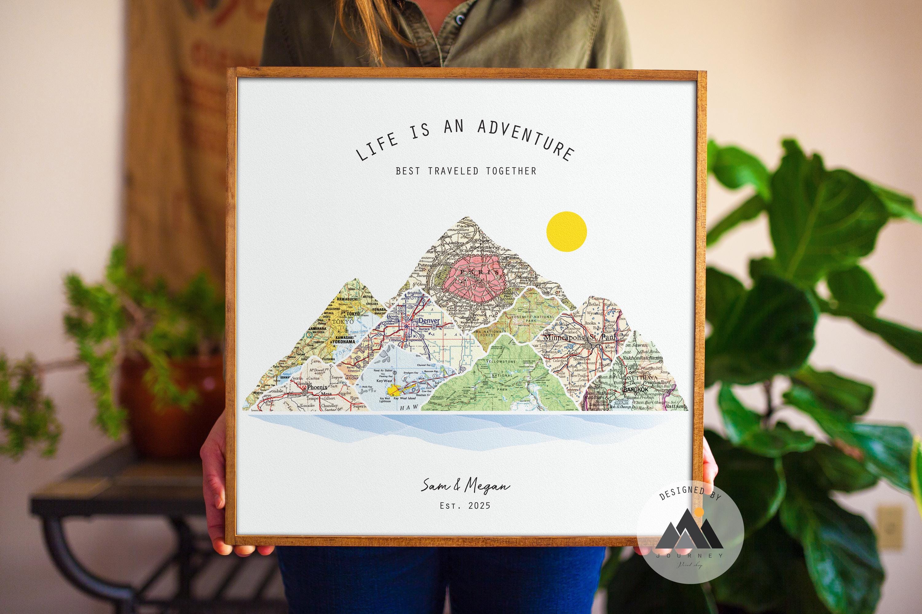 Mountain summit art - Etsy Schweiz, image size:3000x1999