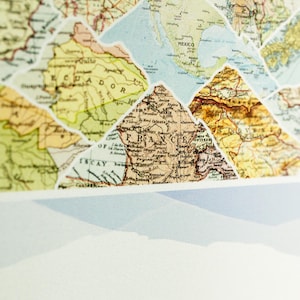 Where We Met Mountain Map | Personalized Location Map Gift | Anniversary Gift Couple | Custom Wood Map Art | Travel Wall Decor image 4