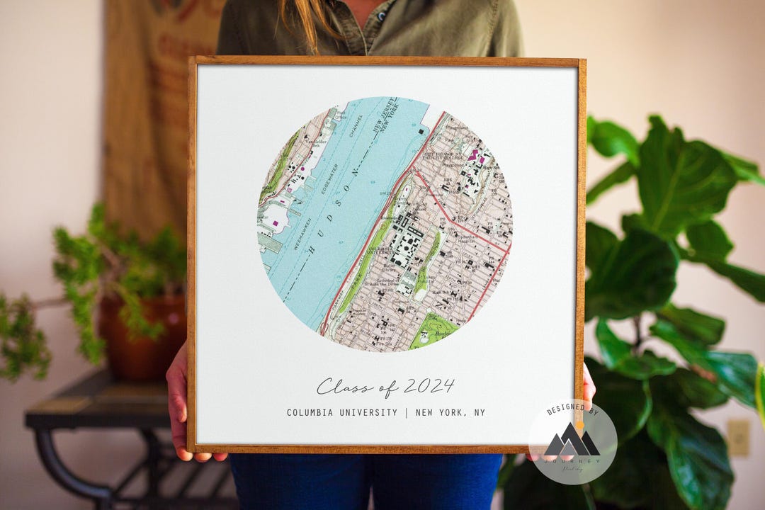 Personalized Graduation Wood Map Print: College Acceptance Gift - Etsy