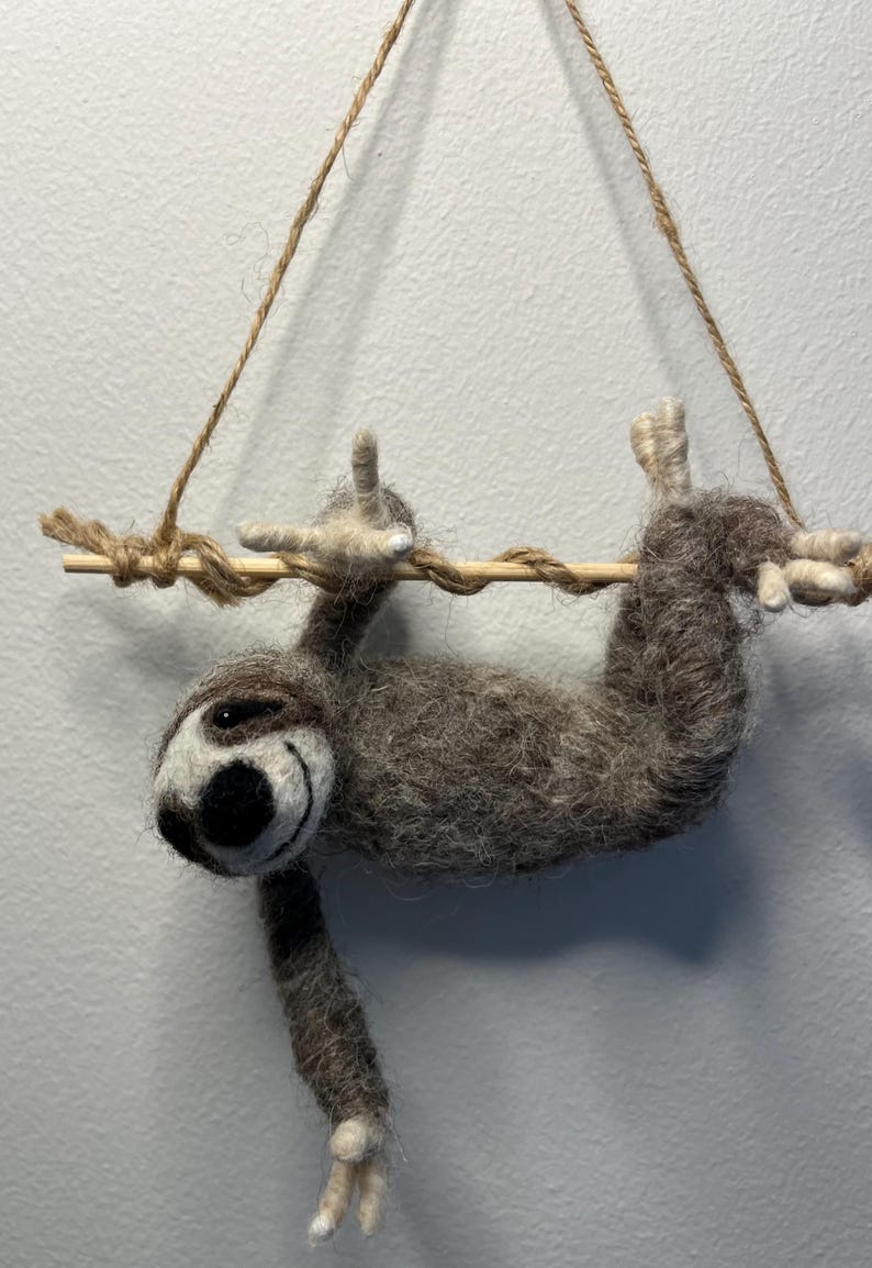 Sloth Wall Decoration - Etsy