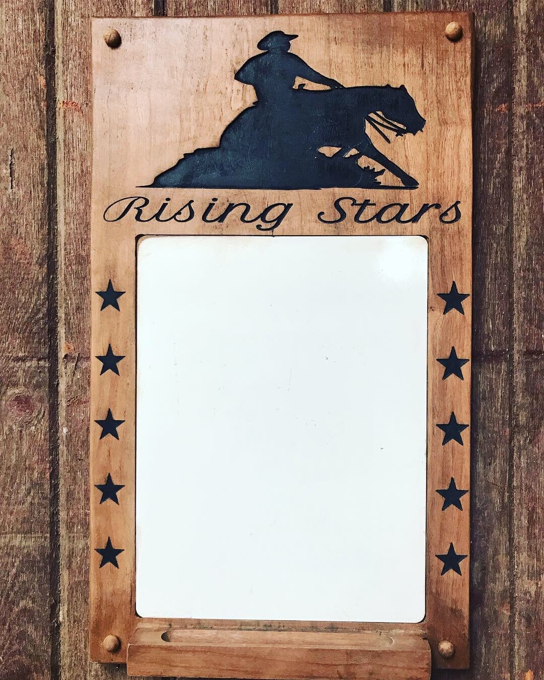 Custom Horse Stall Sign With White Board Etsy