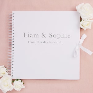 Personalised wedding gift - Wedding Guest Book - Gift for happy couple - Scrapbook album - Wedding album - Wedding memory book