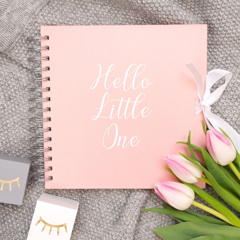 Baby scrapbook Baby shower gift Personalised scrapbook Etsy