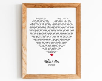 Wedding Song Lyrics Etsy