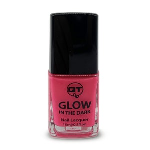QT Glow in the Dark Nail Lacquer Yellow, Green colors 15mL / 0.5 oz Made in USA