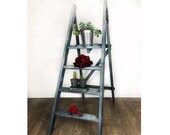 Blue Painted Display Ladder