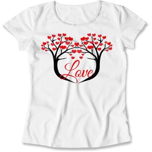Love Tshirt - Gift for woman gift for him gift for her uncle gift valentines gift Valentine Shirt ladies tee