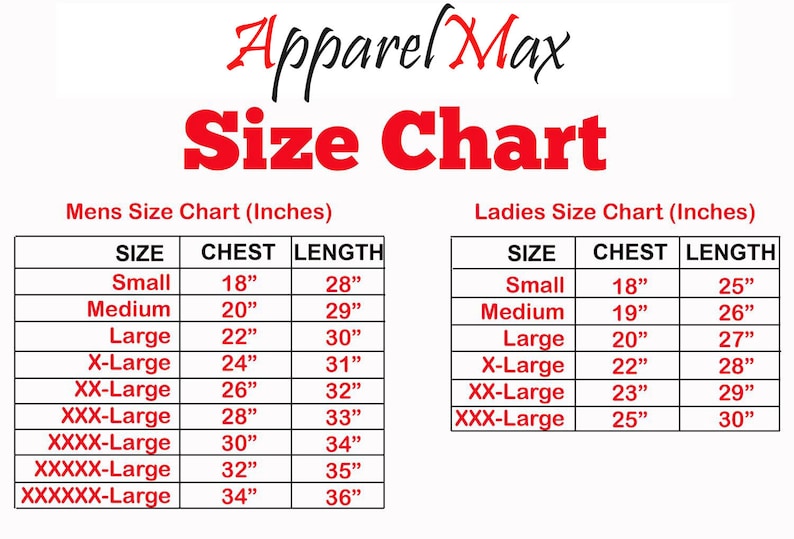 t shirt measurements