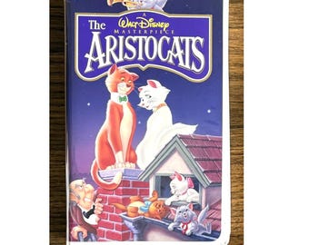 Walt Disney Masterpiece The Aristocats VHS Tape  Clamshell Cover