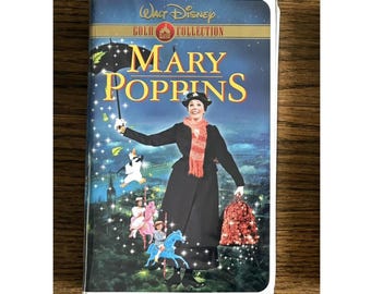 Walt Disney Gold Collection Mary Poppins VHS Tape  Clamshell Cover