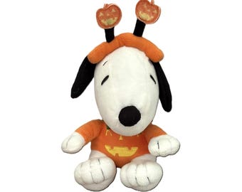 Snoopy Dog Plush Stuffed Animal 8" Plush Toy Halloween Peanuts Gang Hallmark