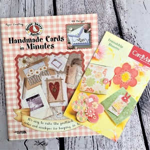 Paper Crafting Handmade Cards in Minutes Book By Gooseberry Patch Leisure Arts & Booklet