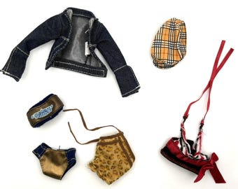 Mattel My Scene Fashion Scene Madison Clothes, Jacket, Swimsuit, hat, Shirt