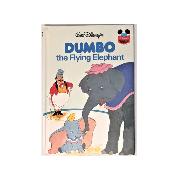 Disney's Hardcover Vintage Children's Book Dumbo the Flying Elephant