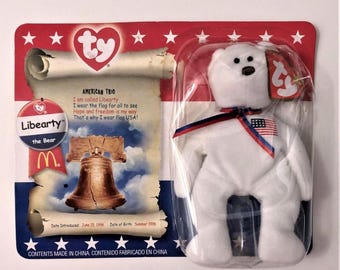 Beanie Baby McDonalds Liberty Bear 1999