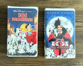 Walt Disney 101 Dalmatians Original & Non Animated VHS Tape Cover Movie
