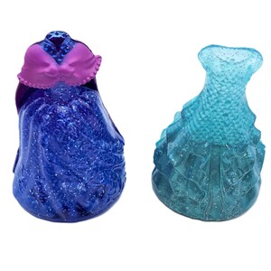 glitter glider dresses Disney Princess Elsa and Elsa Frozen Only Polly Pocket y2k
