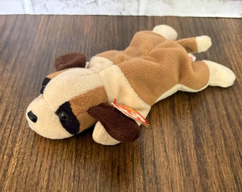 TY Beanie Babies Bernie The Saint Bernard Dog 8 inch DOB 10/3/1996