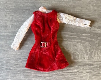 1997 Kenner Sabrina The Teenage Witch Red and White Replacement Dress