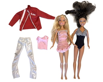Disney High School Musical Barbie Dolls- Sharpay, Singing Gabby & Extra Clothing